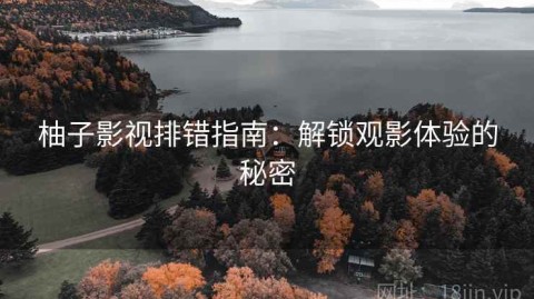 柚子影视排错指南：解锁观影体验的秘密