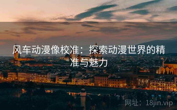 风车动漫像校准:探索动漫世界的精准与魅力 风车动漫像校准:探索动漫世界的精准与魅力